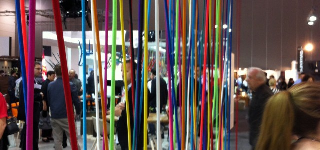 Detail of Dulux stand at Designex 2013