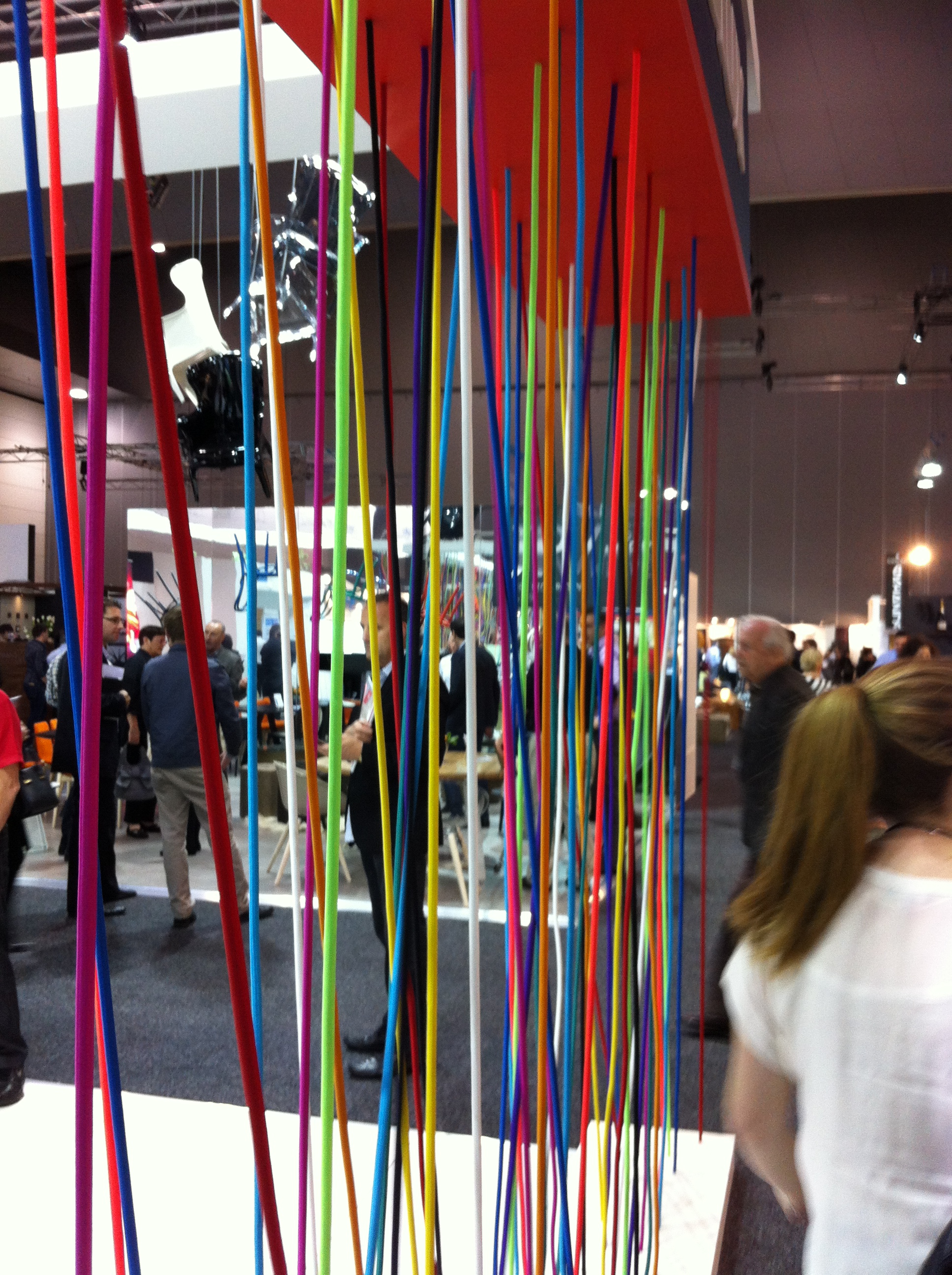 Detail of Dulux stand at Designex 2013